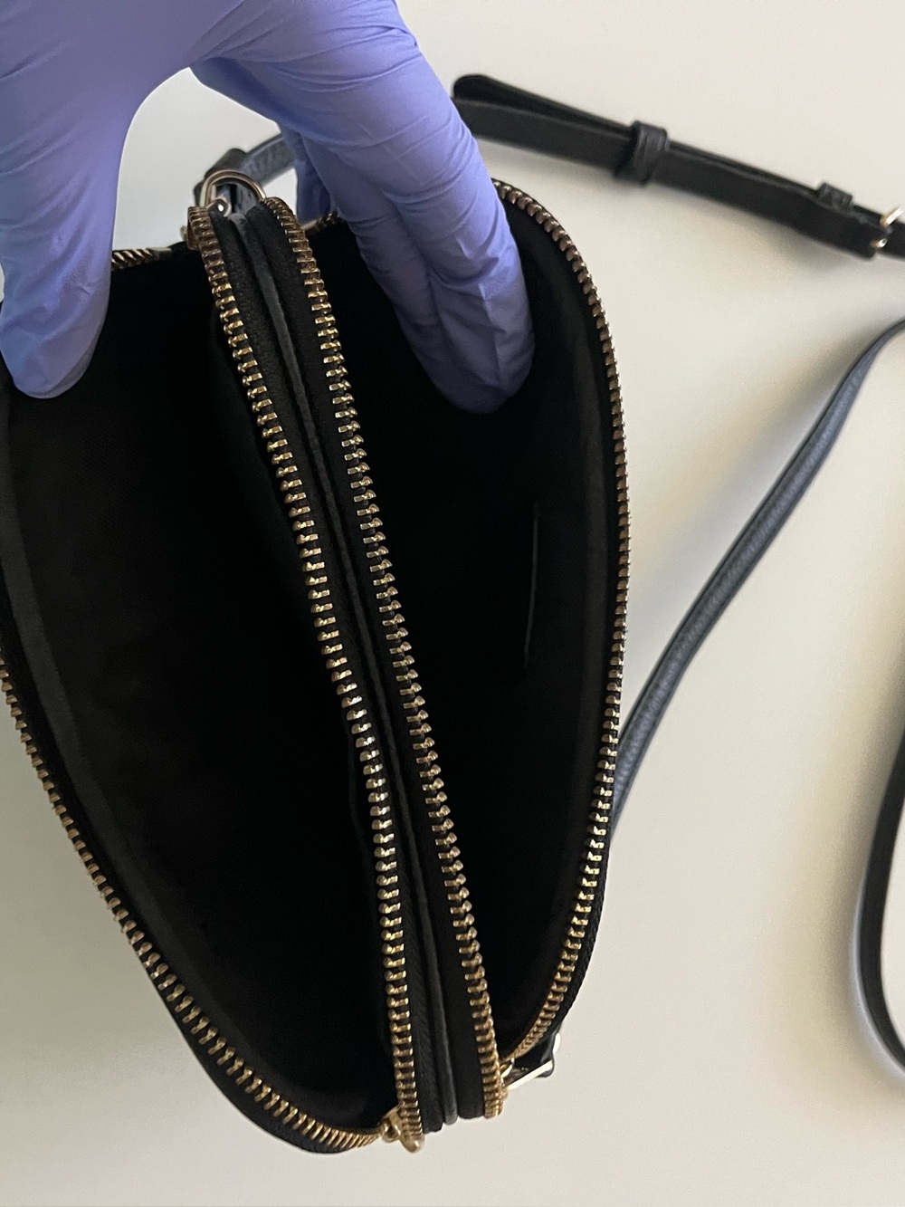 Authentic COACH Pebbled Leather Double Zip Crossbody Bag +✨BONUS free bag - Picture 3 of 14